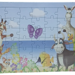 Çiftlik 42 Parça Puzzle Yapboz Boyama