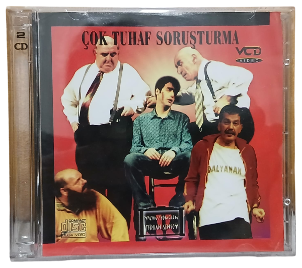Çok Tuhaf Soruşturma Vcd-Ferhan Şensoy Tiyatro Oyunu (Çok Nadir)