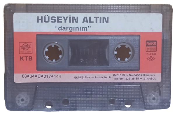 Hüseyin Altın Dargınım Kaset