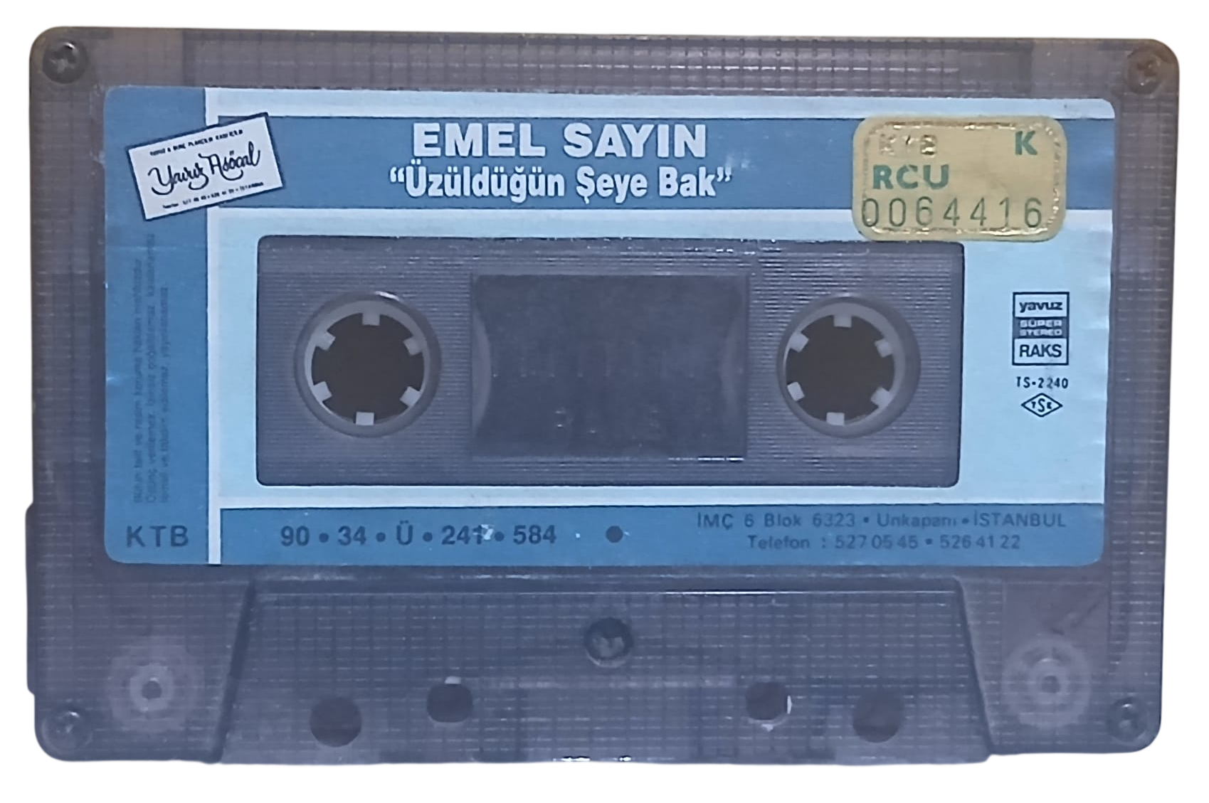 emel sayın-Photoroom Emel Sayın Üzüldüğün Şeye Bak Kaset - Görsel 1