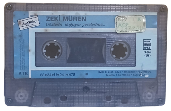 Zeki Müren Gözlerin Doğuyor Gecelerime Kaset