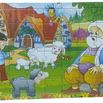 Nasrettin Hoca 42 Parça Puzzle Yapboz Boyama