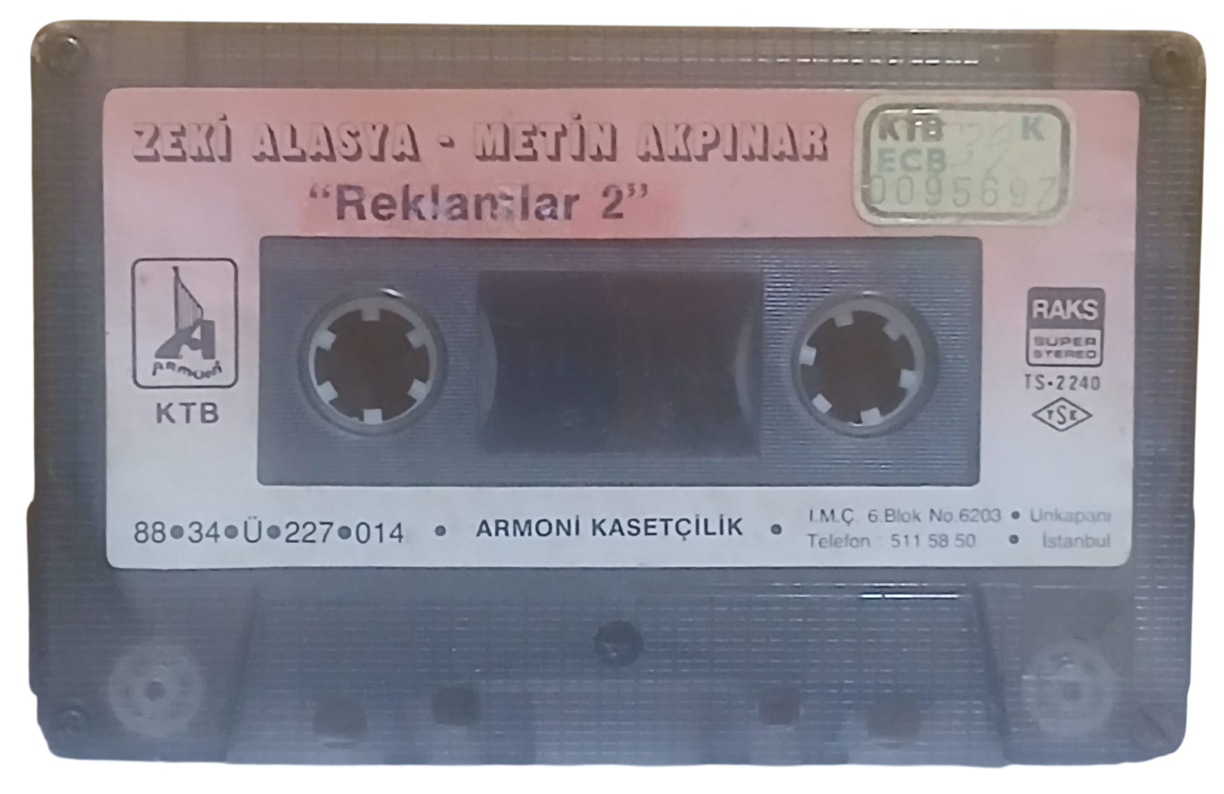 reklamlar 2-Photoroom Zeki Alasya-Metin Akpınar Reklamlar 2 Kaset - Görsel 1